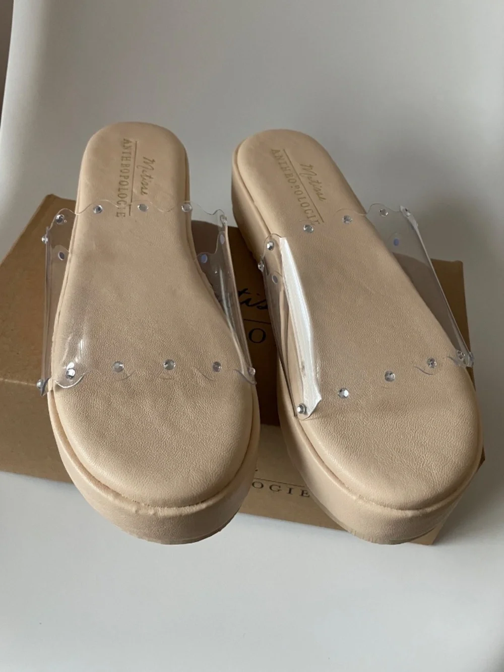 Anthropologie Beach By Matisse Jelly Platform Sandals size 10 NIB